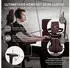 ML-Design Gaming Stuhl mit Stoffbezug rot