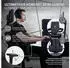 ML-Design Gaming Stuhl mit Stoffbezug blau