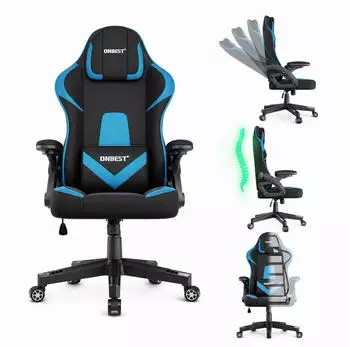 Onbest Gaming Stuhl blau