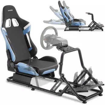 TecTake Play schwarz/azur