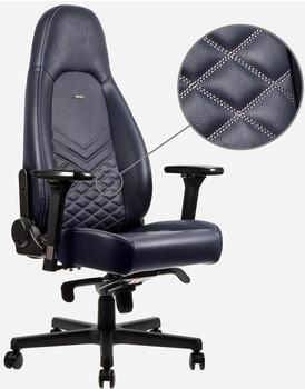 Noblechairs Icon mitternachtsblau/graphit (Echtleder) Noblechairs Icon mitternachtsblau/graphit (Echtleder)
