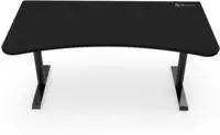 AROZZI ARENA-PURE-BLACK, AROZZI Arena Gaming Desk Schreibtisch 160x82cm pure-black