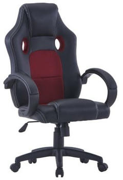vidaXL Gaming Chair Leatherette Wine Red
