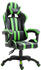 vidaXL Gaming-Stuhl grün Kunstleder (20211)