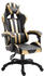 vidaXL Gaming Chair PU Gold (20210)