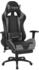vidaXL Gaming Chair in Leatherette Reclining with Footrest Grey