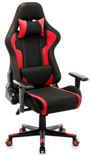 IntimaTe WM Heart Indy Gaming Racing Chair Fabric Charcoal Red