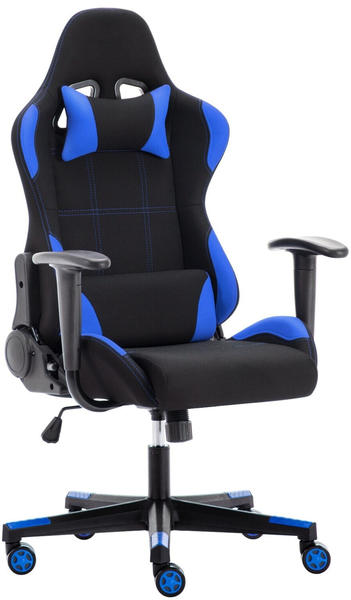 IntimaTe WM Heart Indy Gaming Racing Chair Fabric with Adjustable Armrest Blue