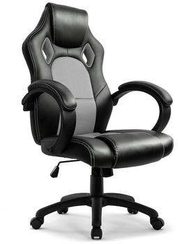 IntimaTe WM Heart Drift Gaming Racing Chair PU Leather-Batman Grey