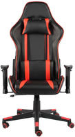 vidaXL Gaming-Stuhl Drehbar Rot PVC