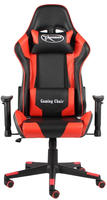 vidaXL Gaming-Stuhl Drehbar Rot PVC