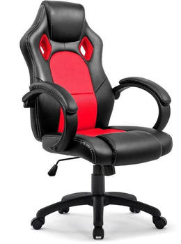 IntimaTe WM Heart Drift Gaming Racing Chair PU Leather-Batman Red