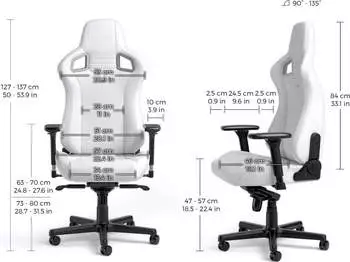 Noblechairs Epic White Edition – Noblechairs Epic White Edition für ergonomisches Gaming auf höchstem Niveau