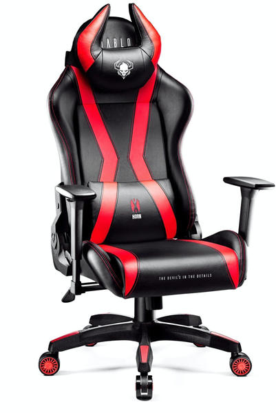 Diablo Chairs X-Horn 2.0 Normal Size schwarz/rot
