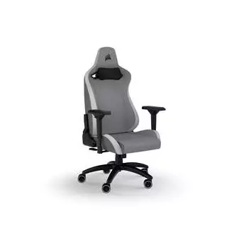 Corsair TC200 Fabric Light Grey/White – Ergonomisches Design für maximalen Komfort