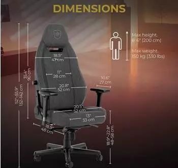 Noblechairs Legend TX Edition – Flexibilität durch ausgereifte 4D-Armlehnen und intelligente Sitztechnik