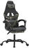 vidaXL Gaming-Stuhl mit Fußstütze Kunstleder (3143854-3143865) schwarz/Tarnfarben (3143865)