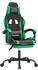 vidaXL Gaming-Stuhl mit Fußstütze und Massagefunktion Kunstleder (349579-349590)