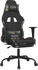 vidaXL Gaming-Stuhl mit Fußstütze Stoff (3143722-3143732) schwarz/Tarnfarben (3143732)
