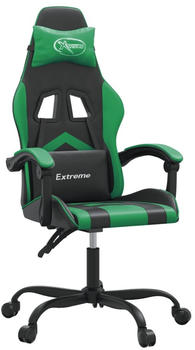vidaXL Gaming-Stuhl Kunstleder (3143890-3143901) schwarz/gr&uuml;n (3143893)