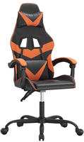 Gaming-stuhl Schwarz Und Orange Kunstleder Vidaxl