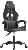Gaming-stuhl Schwarz Und Grau Kunstleder Vidaxl188879