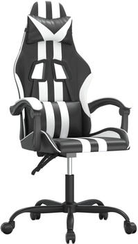 vidaXL Gaming-Stuhl Kunstleder (3143818-3143829) schwarz/wei&szlig; (3143823)