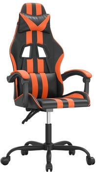 vidaXL Gaming-Stuhl Kunstleder (3143818-3143829) schwarz/orange (3143824)