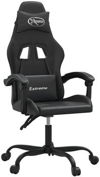 vidaXL Gaming-Stuhl mit Massagefunktion Kunstleder (349591-349602) schwarz (349599)