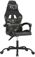 vidaXL Gaming-Stuhl Schwarz und Tarnfarben Kunstleder