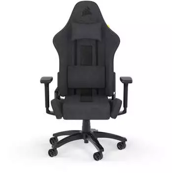 Corsair TC100 Relaxed Stoff schwarz/grau – Corsair TC100 Relaxed Stoff schwarz/grau - Komfort für lange Gaming-Sessions