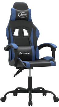 vidaXL Gaming-Stuhl Kunstleder (349567-349578) schwarz/blau (349567)
