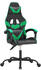 vidaXL Gaming-Stuhl Kunstleder (3143842-3143853) schwarz/grün (3143845)