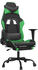 vidaXL Gaming-Stuhl mit Fußstütze und Massagefunktion Kunstleder (345411-345422)