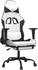 vidaXL Gaming-Stuhl mit Fußstütze und Massagefunktion Kunstleder (345411-345422)