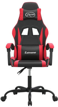 vidaXL Gaming-Stuhl Kunstleder (349567-349578) schwarz/rot (349568)