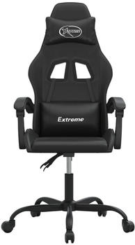 vidaXL Gaming-Stuhl Kunstleder (349567-349578) schwarz (349575)