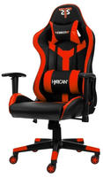 Hyrican Gaming-Stuhl ""Striker Copilot" schwarz/rot, Kunstleder, ergonomischer
