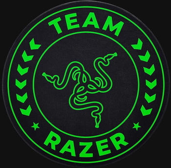 Razer Team Razer Floor Rug schwarz