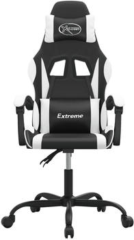 vidaXL Gaming-Stuhl Kunstleder (349567-349578) schwarz/wei&szlig; (349572)