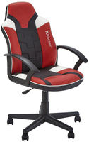 XRocker Gaming B&uuml;rostuhl rot 5 Rollen/Armlehne