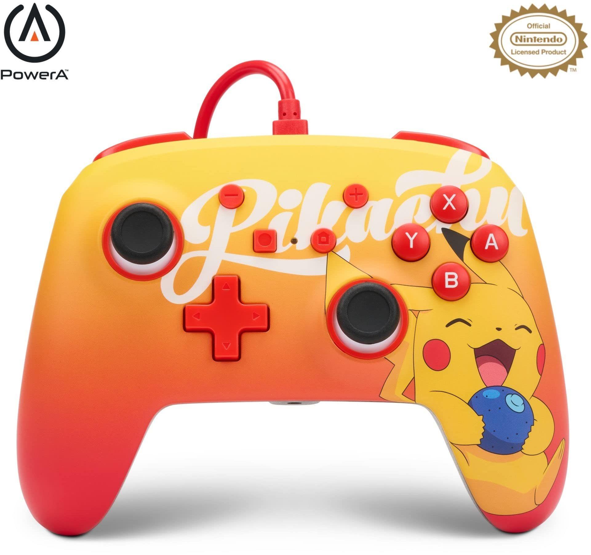 PowerA Nintendo Switch Enhanced Wired Controller (Pokémon Pikachu
