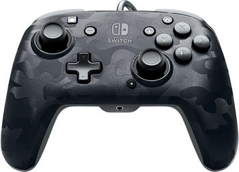 PDP Nintendo Switch Faceoff Deluxe+ Audio Wired Controller (Black Camo)