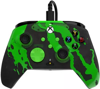 PDP Rematch Xbox Series X|S & PC Advanced Wired Controller GLOW Jolt Green