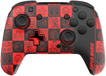 PDP Switch Rematch Glow Wireless Controller Super Mario. Super Icons