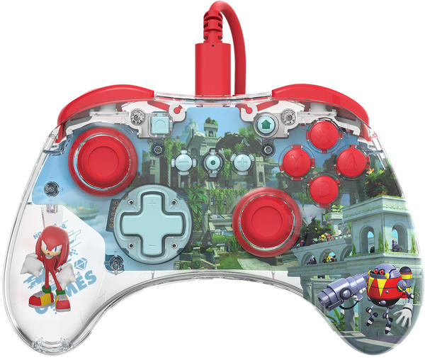 PDP Nintendo Switch REALMz Wired Controller Knuckles Sky Sanctuary Zone