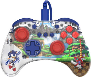 PDP Nintendo Switch REALMz Wired Controller Sonic Green Hill Zone