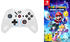 ready2gaming Nintendo Switch Pro Pad X weiß + Mario + Rabbids: Sparks of Hope (Switch)