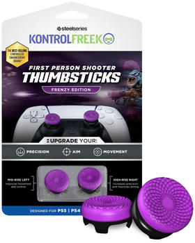 KontrolFreek PS5/PS4 First Person Shooter Thumbsticks Frenzy Edition Purple (4 Zinken)