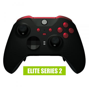 eXtremeRate Xbox One Elite Series 2/Core Controller Replacement Buttons Scarlet Red
